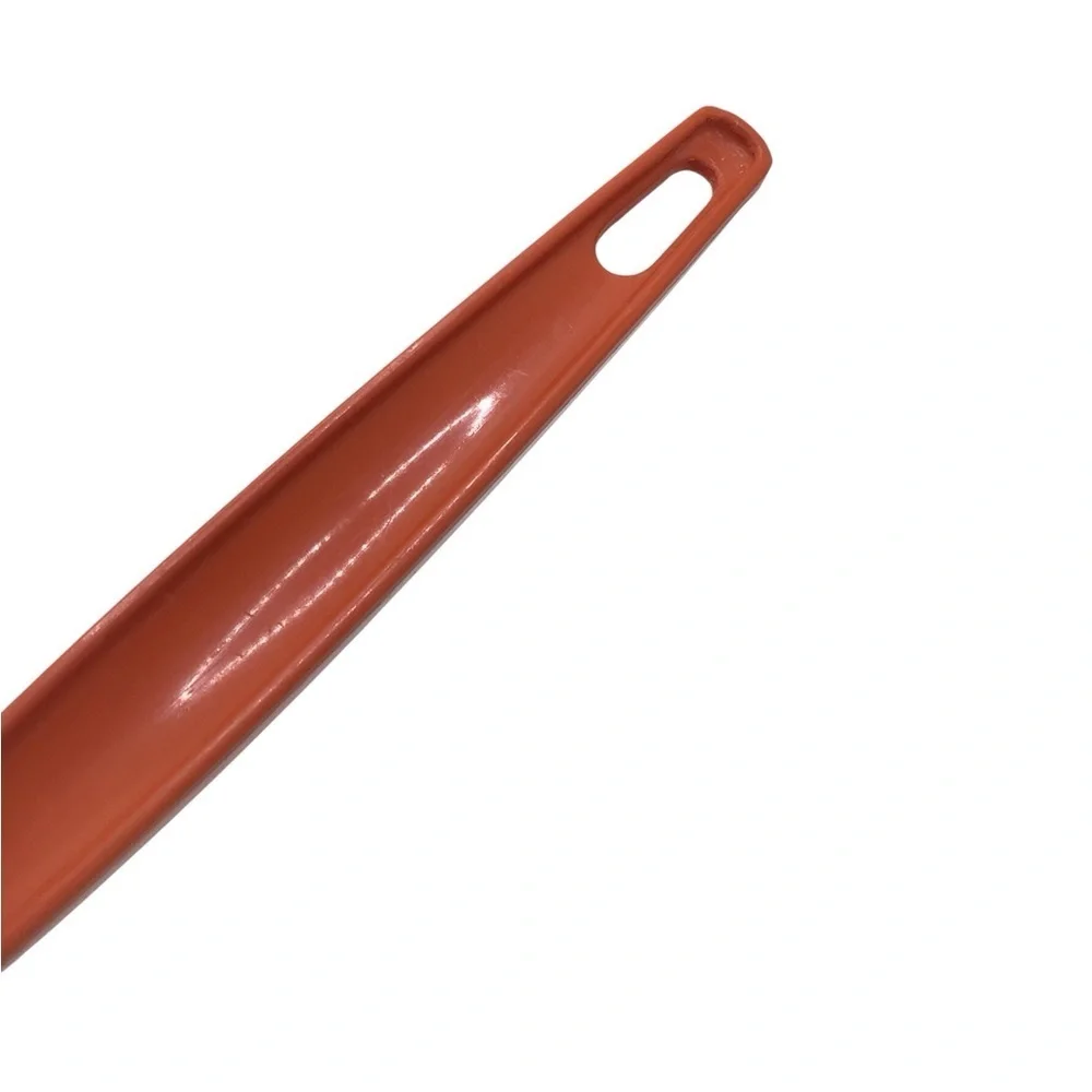 Ekco Pasta Server Spaghetti Spoon Orange Heat-Resistant Nylon Slotted Utensil